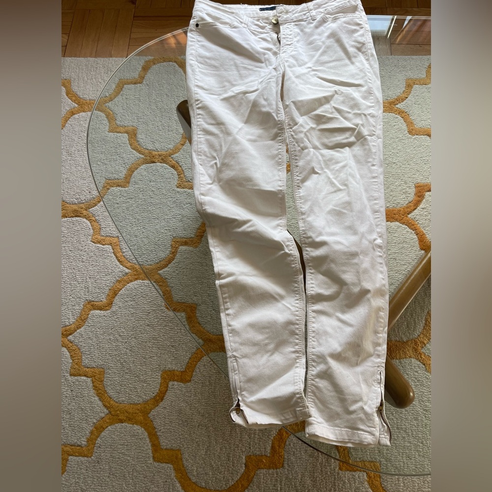 Zara White Jeans Pants